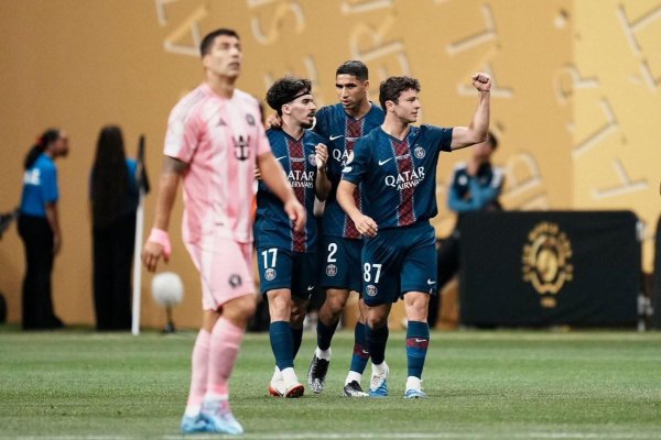 大圣证券 4-0领先迈阿密，巴黎自2018年以来首次在国际比赛半场领先4球