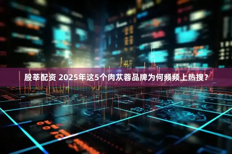 股莘配资 2025年这5个肉苁蓉品牌为何频频上热搜？